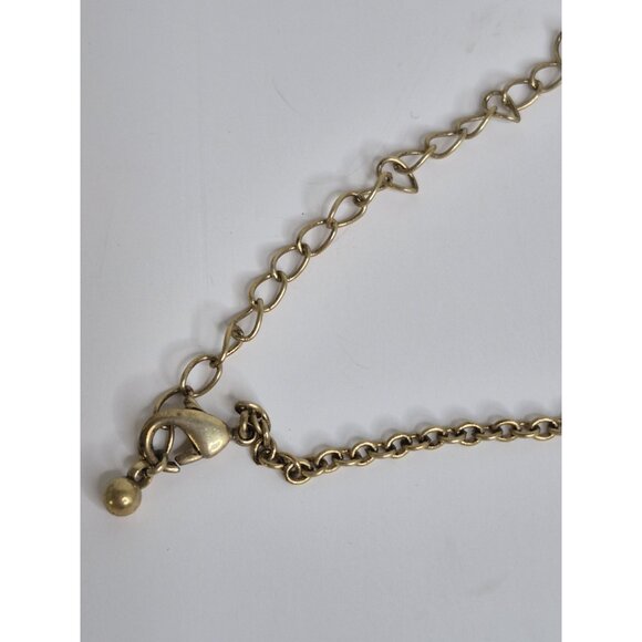 Vtg 80s NINA RICCI for AVON Blue AB Austrian Crystal Cross Pendant Necklace 20" - Picture 4 of 9